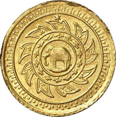 Реверс монеты - 2,5 бата (Пот Дуанг) 1894 года - цена золотой монеты - Таиланд, Рама V