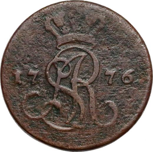 Anverso 1 grosz 1776 AP - valor de la moneda  - Polonia, Estanislao II Poniatowski
