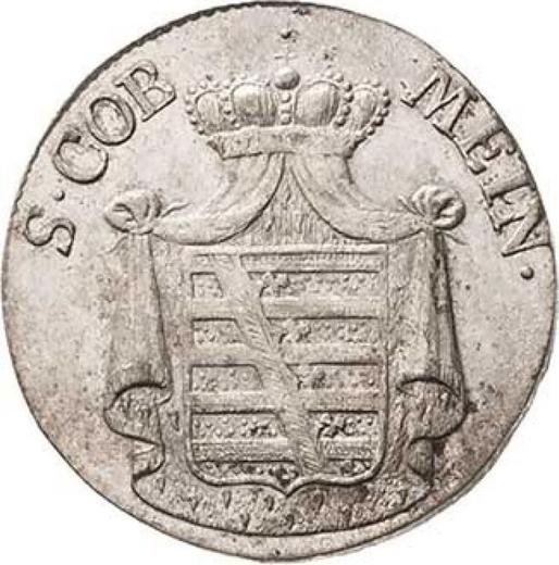 Awers monety - 6 krajcarów 1812 - cena srebrnej monety - Saksonia-Meiningen, Bernard II