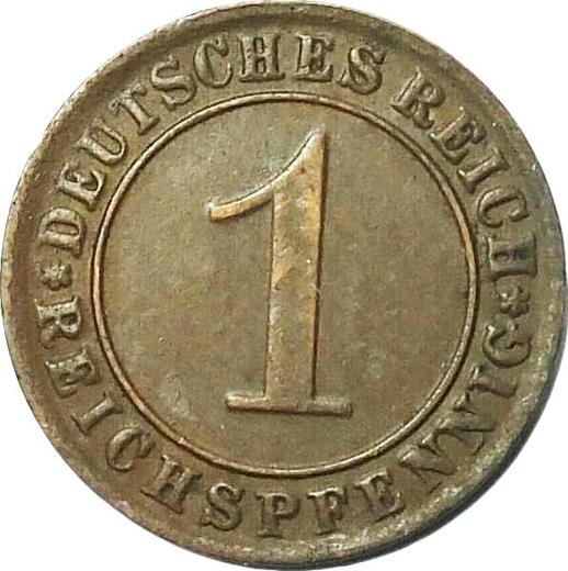 Awers monety - 1 reichspfennig 1933 E - cena  monety - Niemcy, Republika Weimarska