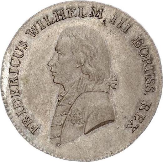 Аверс монеты - 4 гроша 1798 года A "Силезия" - цена серебряной монеты - Пруссия, Фридрих Вильгельм III