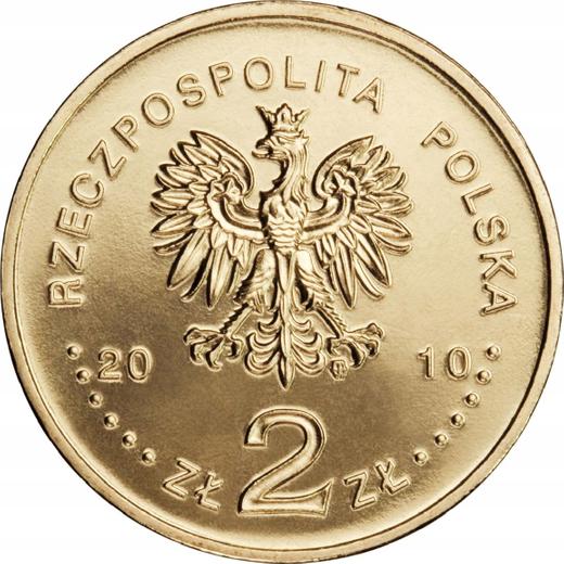 Аверс монеты - 2 злотых 2010 года MW AN "Старый город в Варшаве" - цена  монеты - Польша, III Республика после деноминации