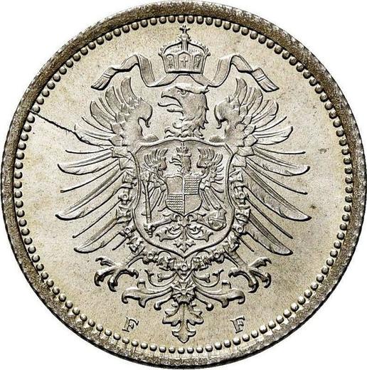 Rewers monety - 20 fenigów 1873 F "Typ 1873-1877" - cena srebrnej monety - Niemcy, Cesarstwo Niemieckie