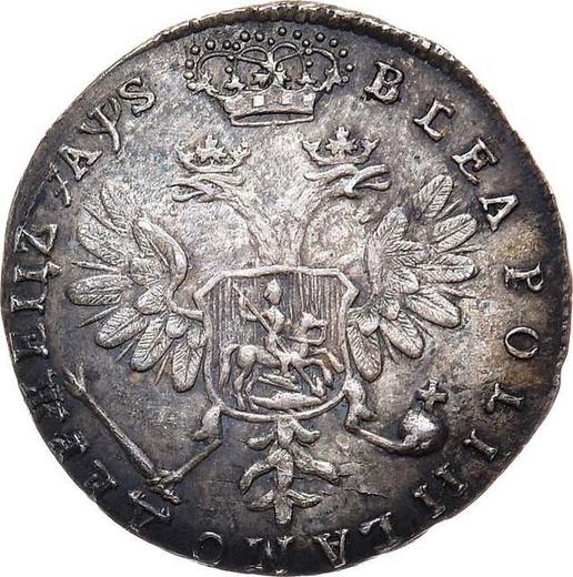 Reverso 1 chervonetz (10 rublos) ҂АΨS (1706) Reacuñación Plata - valor de la moneda de plata - Rusia, Pedro I
