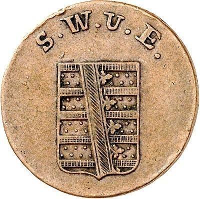 Awers monety - 1 fenig 1810 - cena  monety - Saksonia-Weimar-Eisenach, Karol August