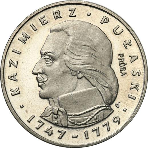 Reverso Pruebas 100 eslotis 1976 MW SW "Kazimierz Pułaski" Níquel - valor de la moneda  - Polonia, República Popular