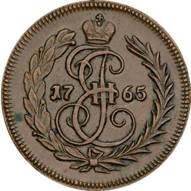 Reverso Denga 1765 ЕМ Reacuñación - valor de la moneda  - Rusia, Catalina II de Rusia 