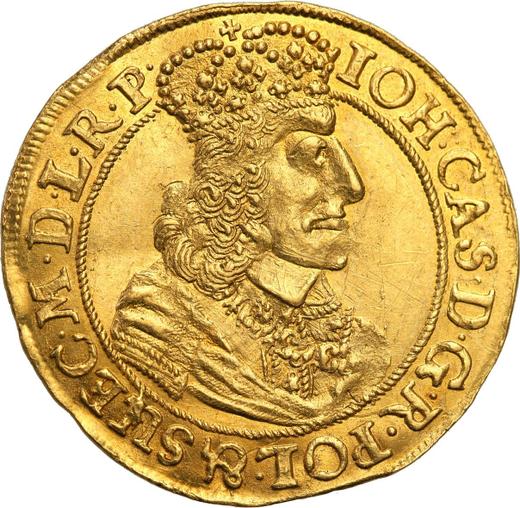 Аверс монеты - Дукат 1660 года DL "Гданьск" - цена золотой монеты - Польша, Ян II Казимир