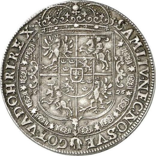 Реверс монеты - Талер 1626 года II VE "Тип 1618-1630" - цена серебряной монеты - Польша, Сигизмунд III Ваза