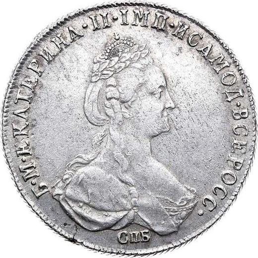 Avers Poltina (1/2 Rubel) 1778 СПБ ФЛ "Typ 1777-1796" - Silbermünze Wert - Rußland, Katharina II
