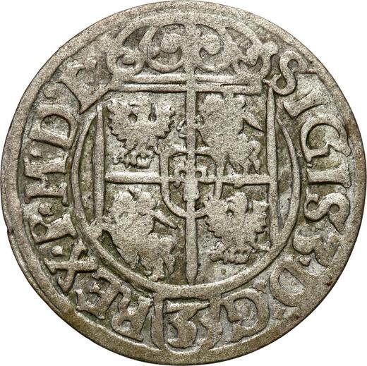 Реверс монеты - Полторак без года (1611-1629) "Быдгощский монетный двор" - цена серебряной монеты - Польша, Сигизмунд III Ваза