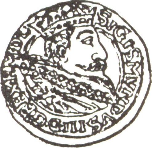 Аверс монеты - 1 грош 1601 года - цена серебряной монеты - Польша, Сигизмунд III Ваза