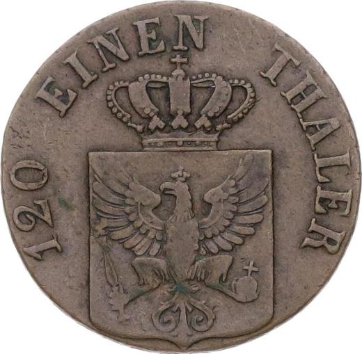 Awers monety - 3 fenigi 1837 D - cena  monety - Prusy, Fryderyk Wilhelm III