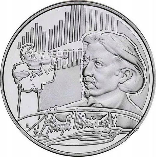 Reverso 10 eslotis 2001 MW RK "XII Concurso Internacional Henryk Wieniawski" - valor de la moneda de plata - Polonia, República moderna