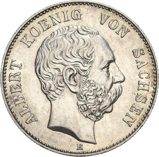 Аверс монеты - 2 марки 1900 года E "Саксония" - цена серебряной монеты - Германия, Германская Империя