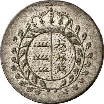 Аверс монеты - 1/2 крейцера 1824 года "Тип 1824-1837" - цена серебряной монеты - Вюртемберг, Вильгельм I