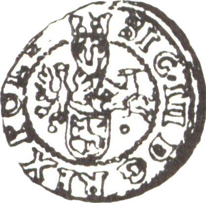 Rewers monety - Szeląg 1598 "Mennica wschowska" - cena srebrnej monety - Polska, Zygmunt III