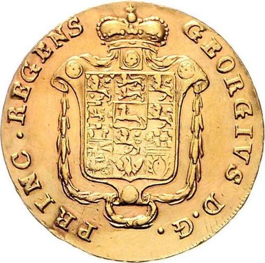 Аверс монеты - 10 талеров 1817 года FR - цена золотой монеты - Брауншвейг-Вольфенбюттель, Карл II