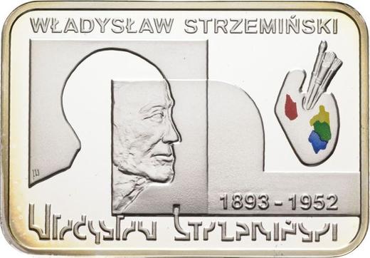 Reverso 20 eslotis 2009 MW ET "Władysław Strzemiński" - valor de la moneda de plata - Polonia, República moderna