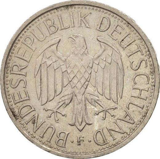 Реверс монеты - 1 марка 1988 года F - цена  монеты - Германия, ФРГ
