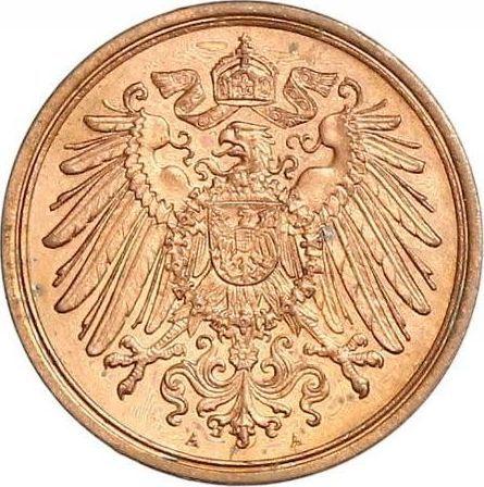 Reverso 1 Pfennig 1904 A "Tipo 1890-1916" - valor de la moneda  - Alemania, Imperio alemán