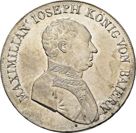 Anverso Tálero 1818 "Tipo 1807-1825" - valor de la moneda de plata - Baviera, Maximilian I
