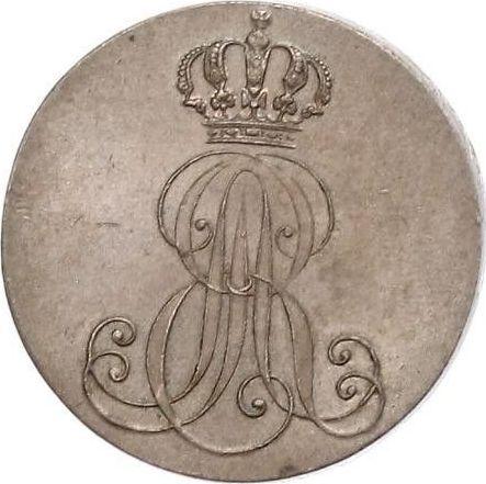 Obverse 2 Pfennig 1842 S -  Coin Value - Hanover, Ernest Augustus