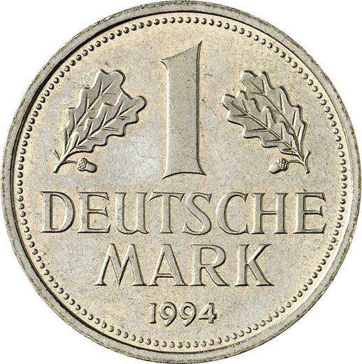 Аверс монеты - 1 марка 1994 года G - цена  монеты - Германия, ФРГ