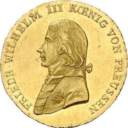 Аверс монеты - 2 фридрихсдора 1811 года A - цена золотой монеты - Пруссия, Фридрих Вильгельм III