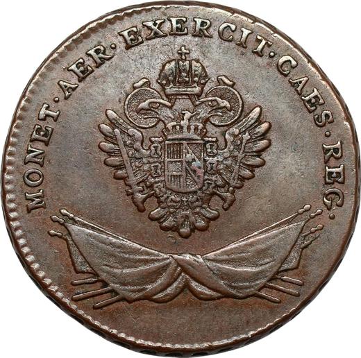 Аверс монеты - 1 грош 1794 года "Для австрийских войск" - цена  монеты - Польша, Австрийское правление