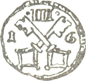 Реверс монеты - Тернарий 1616 года "Тип 1604-1616" - цена серебряной монеты - Польша, Сигизмунд III Ваза