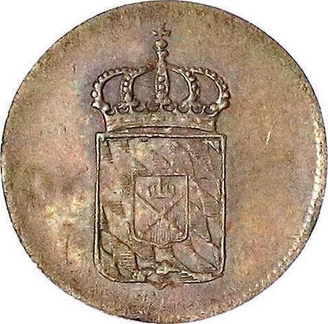 Аверс монеты - 1 пфенниг 1820 года - цена  монеты - Бавария, Максимилиан I