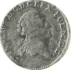 Аверс монеты - Злотовка (4 гроша) 1769 года IS - цена серебряной монеты - Польша, Станислав II Август