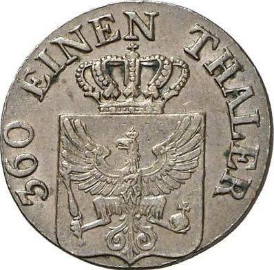 Obverse 1 Pfennig 1821 D -  Coin Value - Prussia, Frederick William III