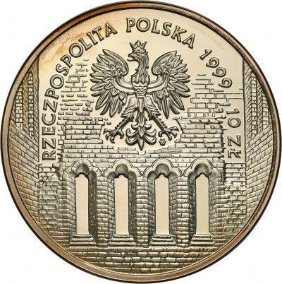 Аверс монеты - 10 злотых 1999 года MW ET "500-летие Яна Лаского" - цена серебряной монеты - Польша, III Республика после деноминации