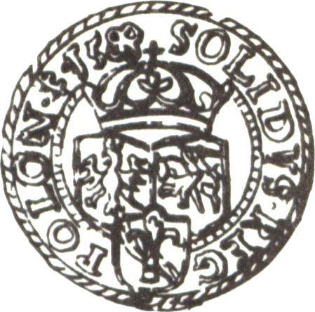 Rewers monety - Szeląg 1588 "Mennica olkuska" - cena srebrnej monety - Polska, Zygmunt III