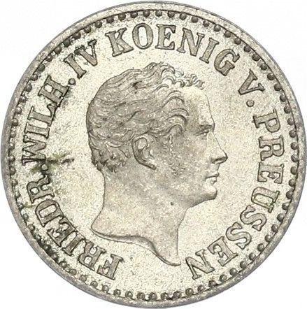 Anverso 1 Silber Groschen 1844 A - valor de la moneda de plata - Prusia, Federico Guillermo IV