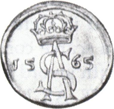 Аверс монеты - Двойной денарий 1565 года "Литва" Золото - цена золотой монеты - Польша, Сигизмунд II Август