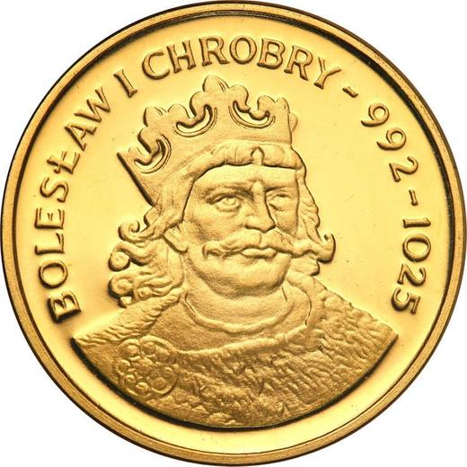 Rewers monety - 2000 złotych 1980 MW "Bolesław I Chrobry" Złoto - cena złotej monety - Polska, PRL