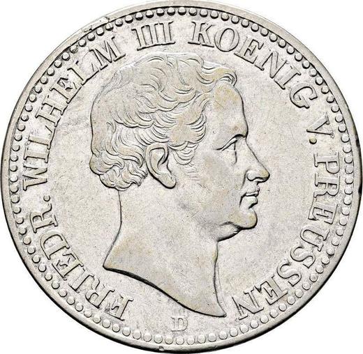 Awers monety - Talar 1830 D - cena srebrnej monety - Prusy, Fryderyk Wilhelm III