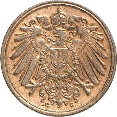 Rewers monety - 1 fenig 1892 G "Typ 1890-1916" - cena  monety - Niemcy, Cesarstwo Niemieckie