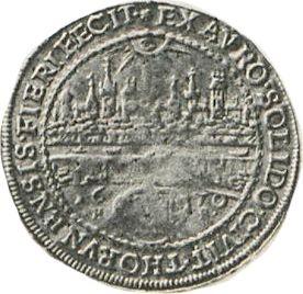 Реверс монеты - 2 дуката 1670 года "Торунь" - цена золотой монеты - Польша, Михаил Корибут