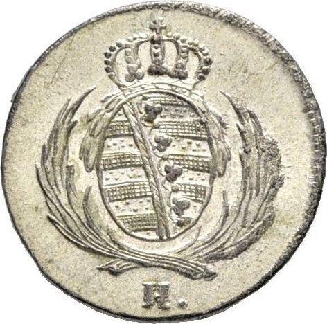 Аверс монеты - 1/48 талера 1811 года H - цена серебряной монеты - Саксония-Альбертина, Фридрих Август I