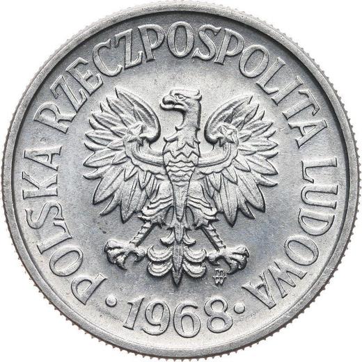Awers monety - 50 groszy 1968 MW - cena  monety - Polska, PRL
