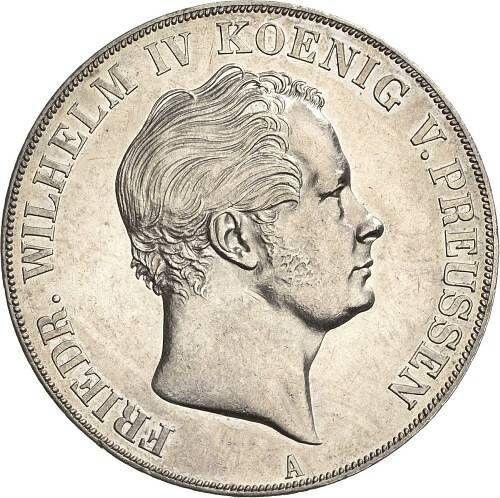 Anverso 2 táleros 1844 A - valor de la moneda de plata - Prusia, Federico Guillermo IV