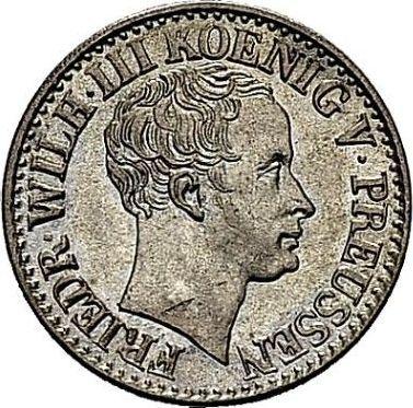 Awers monety - 1/2 silbergroschen 1826 D - cena srebrnej monety - Prusy, Fryderyk Wilhelm III