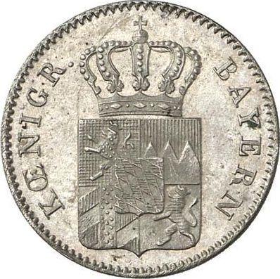 Аверс монеты - 3 крейцера 1853 года - цена серебряной монеты - Бавария, Максимилиан II