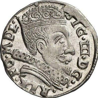 Anverso Trojak (3 groszy) 1603 "Lituania" - valor de la moneda de plata - Polonia, Segismundo III