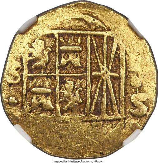 Аверс монеты - 2 эскудо 1751 года S - цена золотой монеты - Колумбия, Фердинанд VI