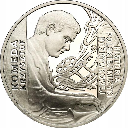 Reverse 10 Zlotych 2010 MW NR "Krzysztof Komeda" - Silver Coin Value - Poland, III Republic after denomination